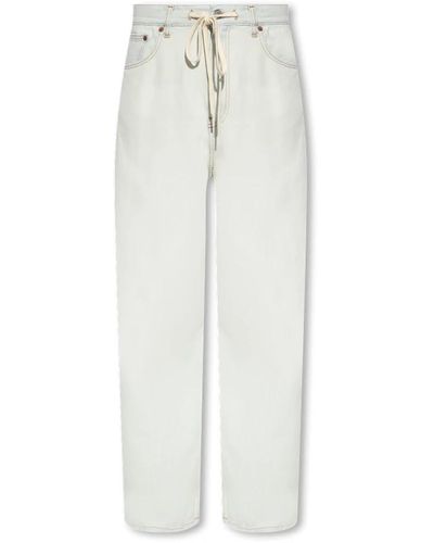 MM6 by Maison Martin Margiela Jeans mit weiten beinen - Weiß
