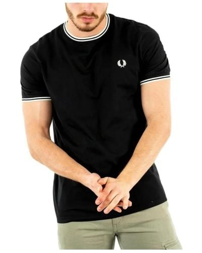 Fred Perry T-Shirts - Black