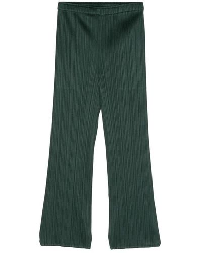 Issey Miyake Colección de pantalones elegantes - Verde
