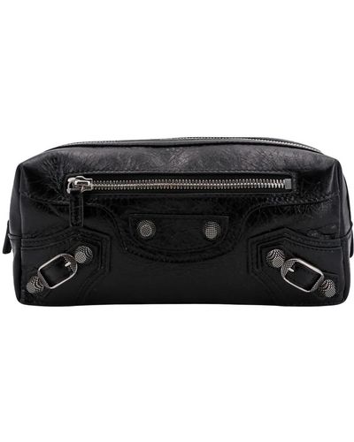 Balenciaga Schminkkoffer aus lackleder - Schwarz