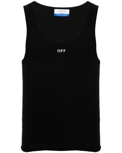 Off-White c/o Virgil Abloh Sleeveless Tops - Black