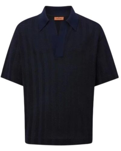 Missoni Polo Shirts - Blue