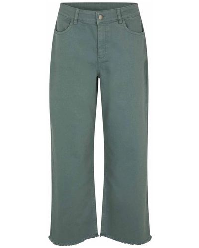 Masai Cropped Jeans - Green