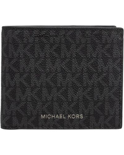 Michael Kors Portafoglio con motivo logo e scomparti per carte - Nero