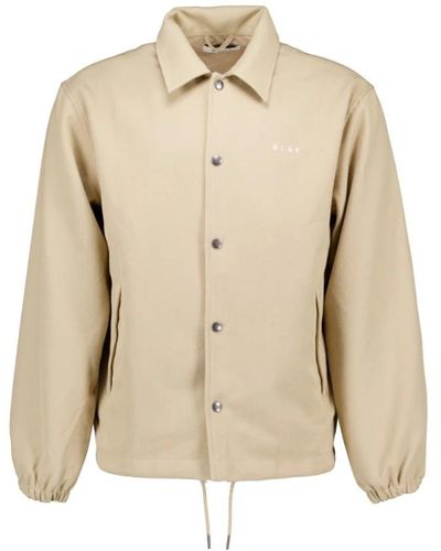 OLAF HUSSEIN Light Jackets - Natural