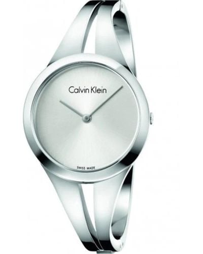 Calvin Klein Ladies' Watch Addict (ø 28 Mm) - Metallic