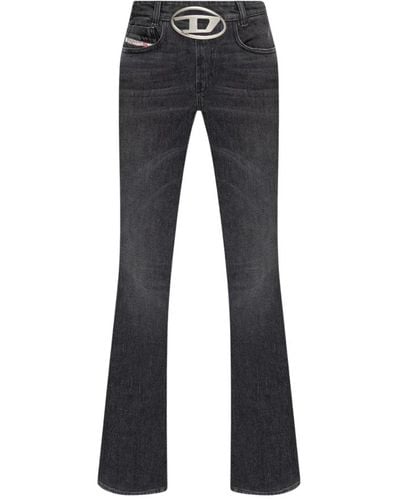 DIESEL '1969 d-ebbey' bootcut-jeans - Blau