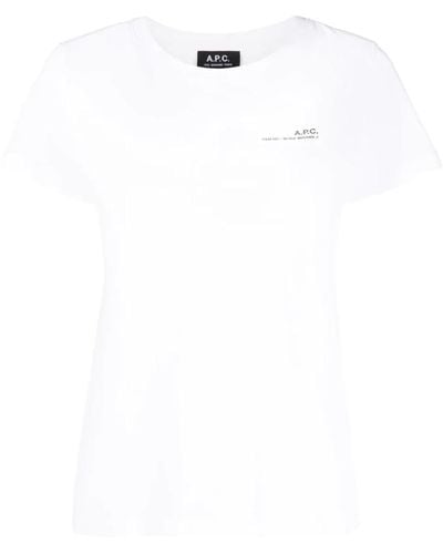 A.P.C. T-shirts - Blanc