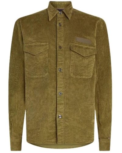 Tommy Hilfiger Camicia in velluto a coste - Verde