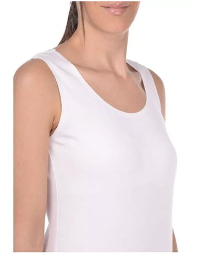 Gran Sasso Tops > sleeveless tops - Blanc