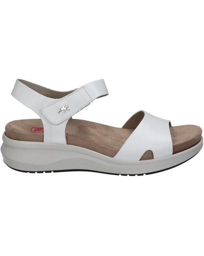 Fluchos Shoes > sandals > flat sandals - Blanc