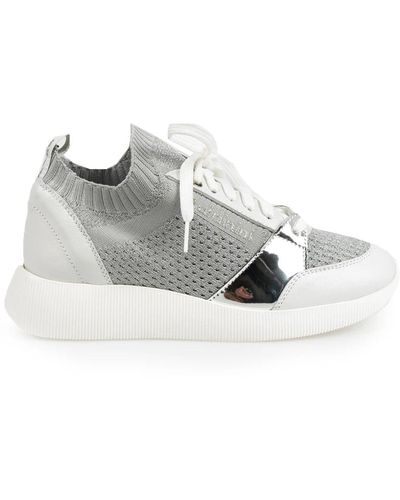 Baldinini Sneakers mit Markendetails - Grau