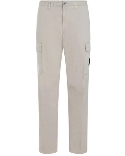 Stone Island Trousers > straight trousers - Gris