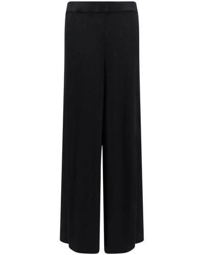 Erika Cavallini Semi Couture Wide Trousers - Black