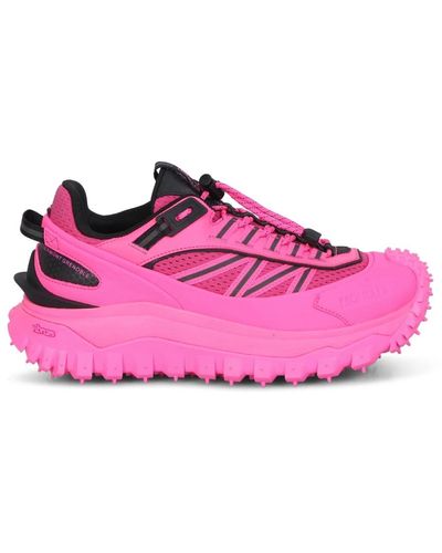 Moncler Stilvolle rosa sneakers für frauen - Pink