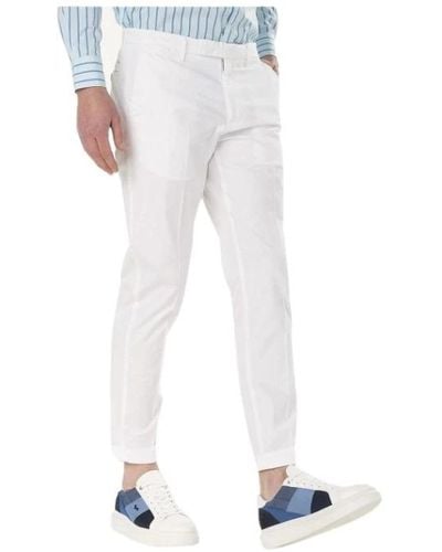 Harmont & Blaine Slim-Fit Trousers - White