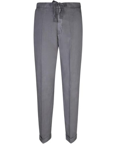 Officine Generale Slim-Fit Trousers - Grey