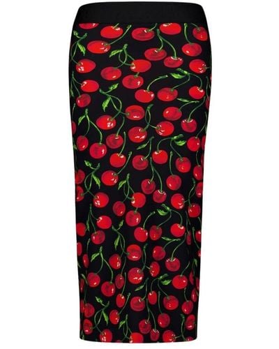 Dolce & Gabbana Midi Skirts - Red