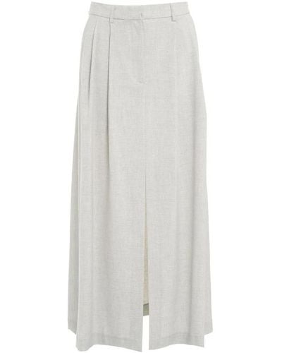 Ottod'Ame Midi Skirts - Grey