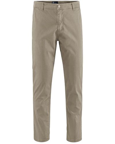 Bomboogie Pantaloni chino slim fit in cotone stretch - Grigio