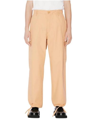 KENZO Straight Trousers - Natural