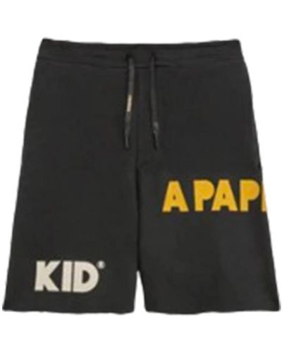 A PAPER KID Casual Shorts - Black