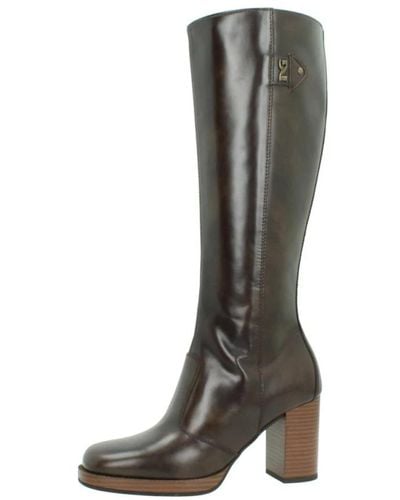 Nero Giardini Shoes > boots > high boots - Gris