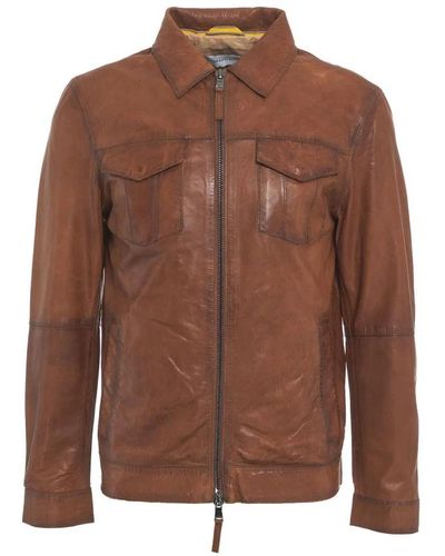 Bully Jackets > leather jackets - Marron