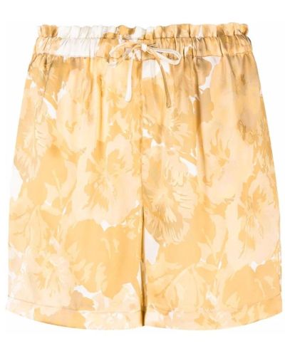 Gold Hawk Short Shorts - Yellow
