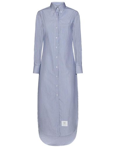 Thom Browne Shirt Dresses - Blue