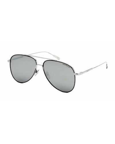 Montblanc Avaitor metal women sunglasses silver / silver - Grigio