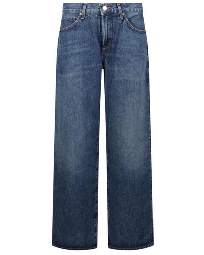 Agolde High-rise straight-leg jeans - Blau