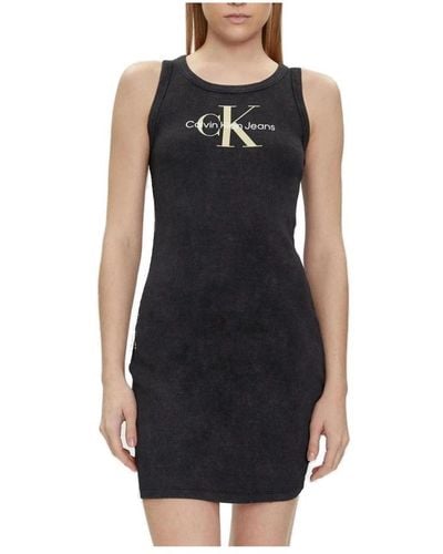 Calvin Klein Short Dresses - Black