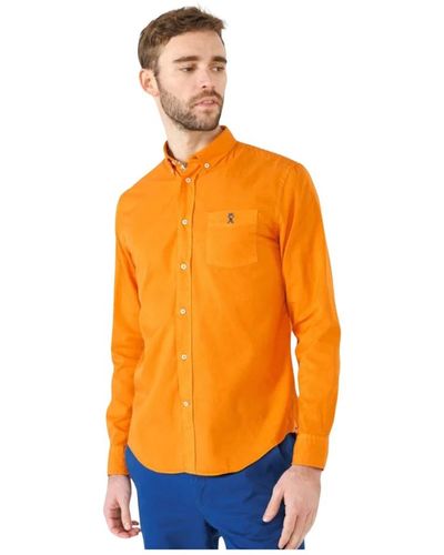 Vicomte A. Shirts > casual shirts - Orange