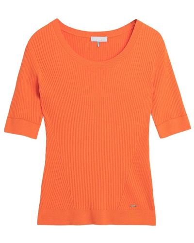 Cinque Round-Neck Knitwear - Orange