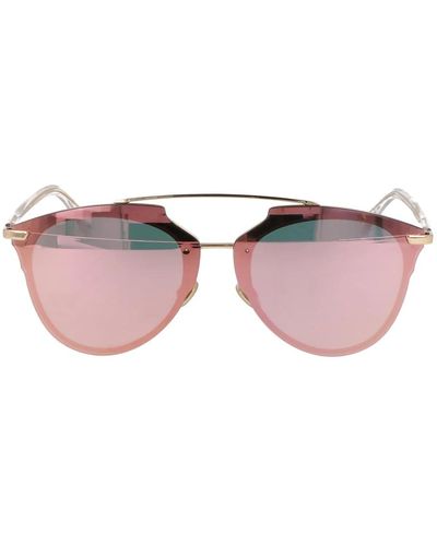 Dior Runde metallrahmen sonnenbrille trend - Braun