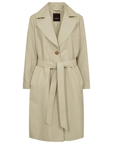 Sand Trench Coats - Natural