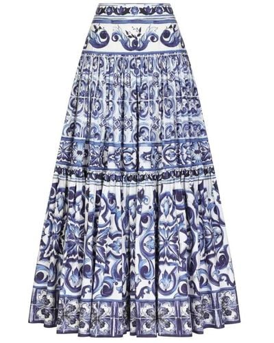 Dolce & Gabbana Maxi Skirts - Blue