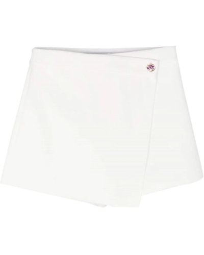 MSGM Bermuda 02 style model shorts - Weiß