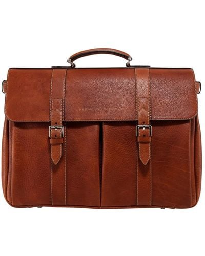 Brunello Cucinelli Laptop Bags & Cases - Brown