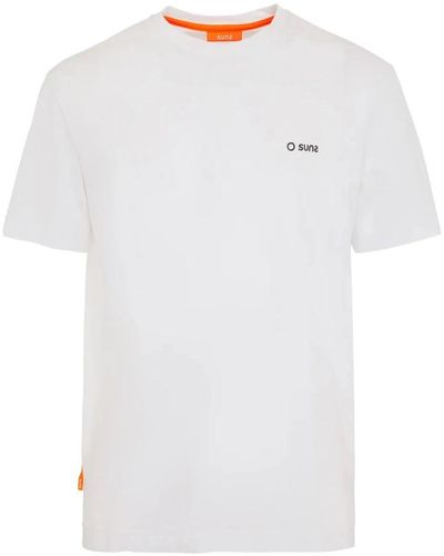 Suns T-shirt in cotone casual - Bianco