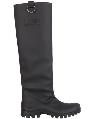 MSGM Rain boots - Negro