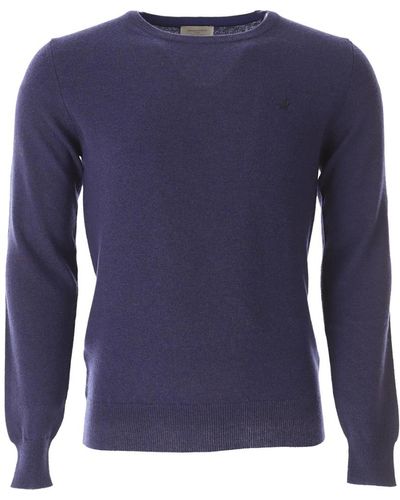 Brooksfield Knitwear > round-neck knitwear - Bleu