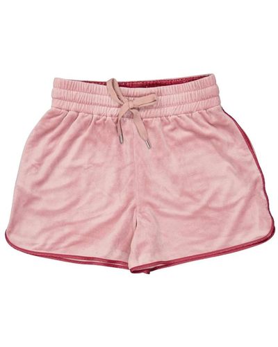 Moncler Velours shorts - Pink