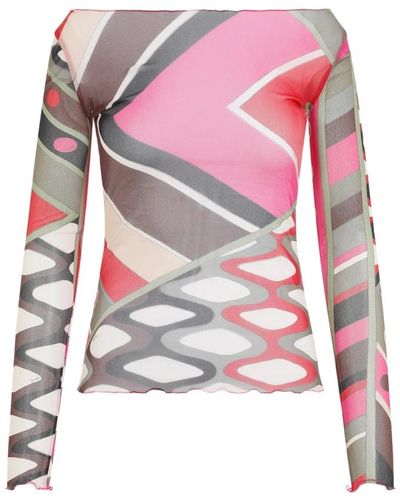 Emilio Pucci Long sleeve tops - Pink