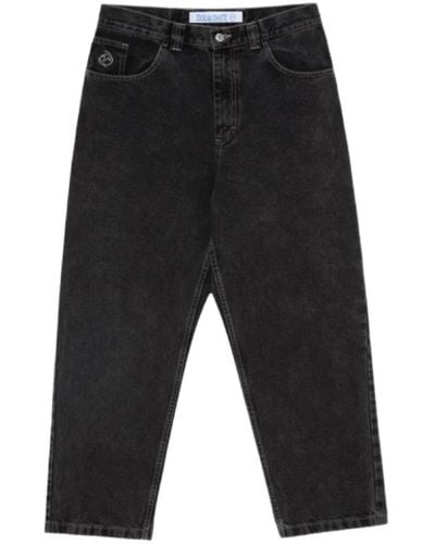 POLAR SKATE Cropped Jeans - Black