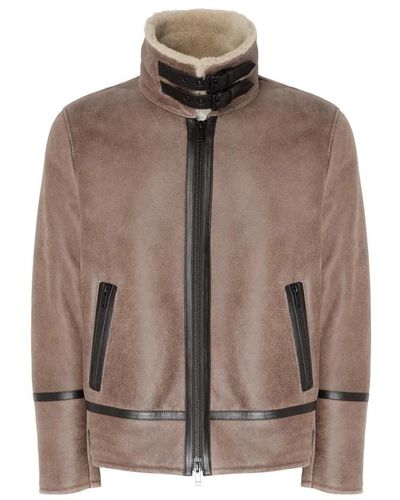 Dondup Jackets > leather jackets - Marron