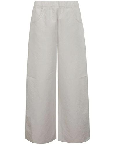 Sofie D'Hoore Trousers > wide trousers - Gris