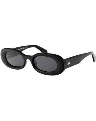 Off-White c/o Virgil Abloh Stylische amalfi sonnenbrille für den sommer - Schwarz