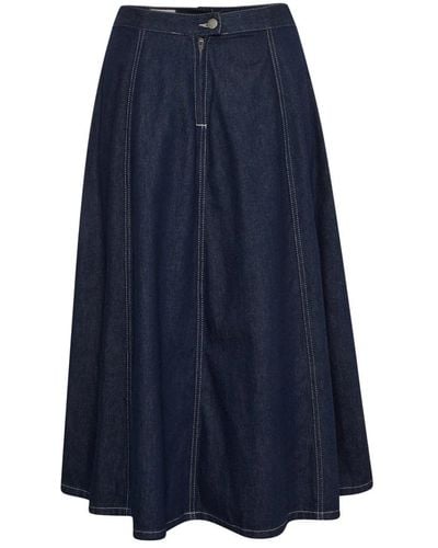 My Essential Wardrobe Denim Skirts - Blau